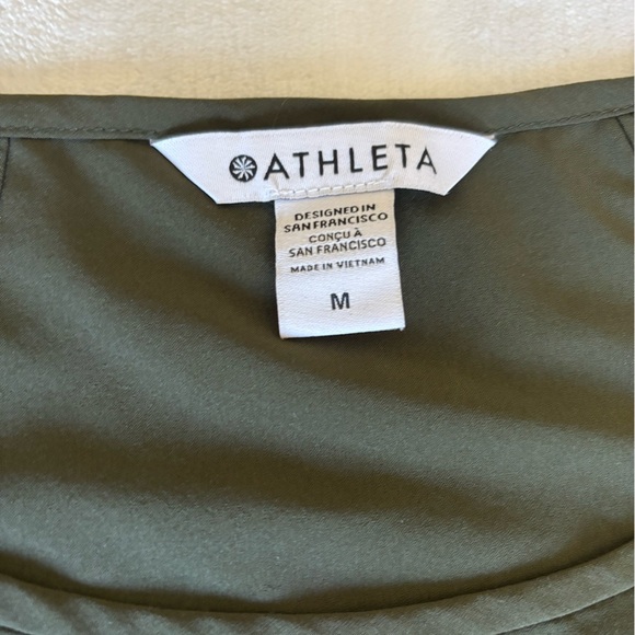 Athleta Tank Top Size M Dark Green - Picture 7 of 8